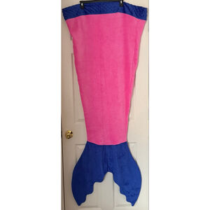 Blankie Tails Pink Blue Mermaid Tail Blanket Adult Size